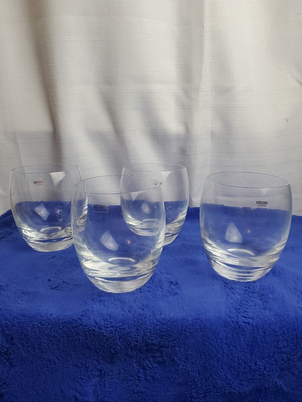 NWT Krosno Elite Glasses Tumbler Whiskey Drinks Water Poland W/O Original Box